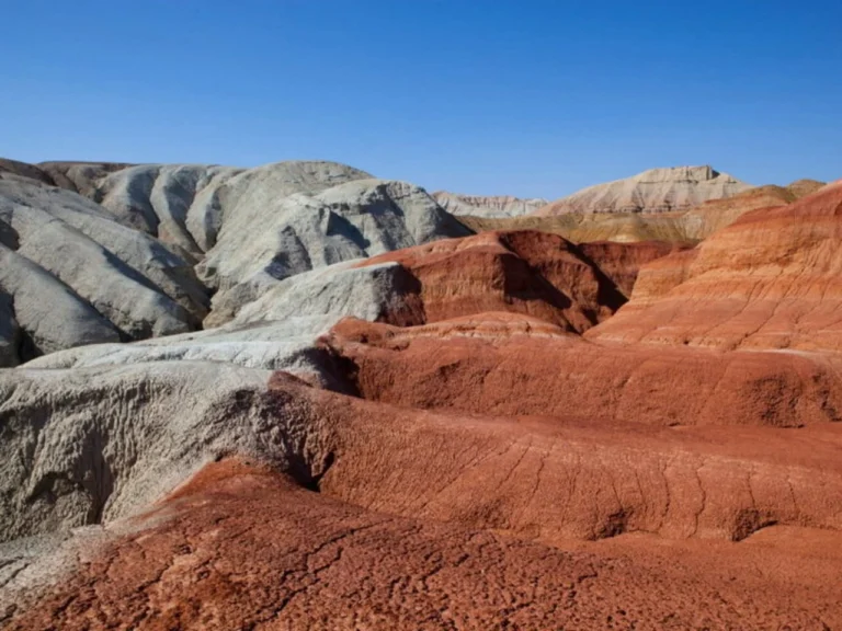 The Singing Dune in Altyn Emel National Park, Kazakhstan